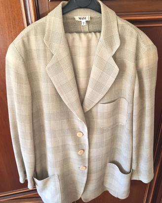 Completo Lana Giacca Pantaloni Donna 42 44 Mani