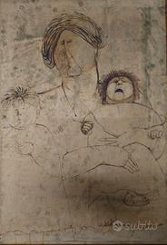 Quadro opera su carta