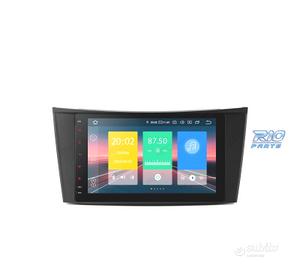 RADIO GPS ANDROID 10 PER MERCEDES CLS E W211 02-08
