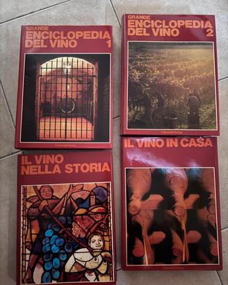 Grande Enciclopedia del vino 4 volumi 1981