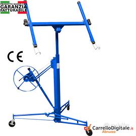 Alzalastre per Cartongesso alza pannelli blu