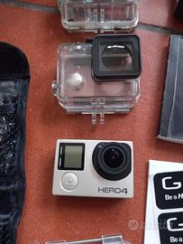 go pro 4 hero + accessori e lenti
