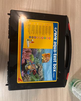 Valigetta test acquario marino