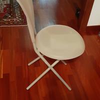 sedia pieghevole da scrivania 