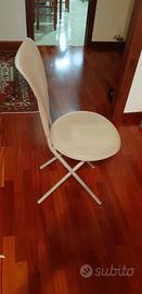 sedia pieghevole da scrivania 