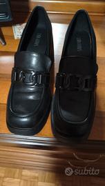 mocassino con tacco 