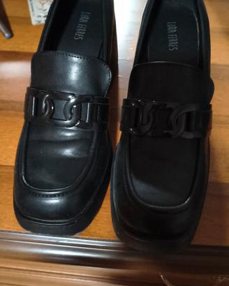 mocassino con tacco 