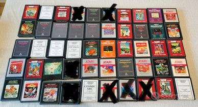 43 Giochi solo cartucce Atari 2600