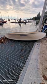 Barca Mariposa pieghevole a remi e fuoribordo