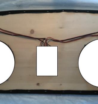 Pianale auto predisposto x casse da 25 cm e 10cm