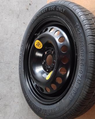 ruotino di scorta per fiat 500 l