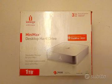 iomega MiniMax Desktop Hard Drive 1TB SIGILLATO