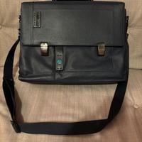 Borsa Piquadro in vera pelle Blu