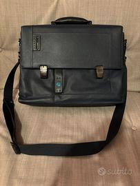 Borsa Piquadro in vera pelle Blu