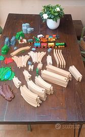 Pista trenino Brio legno