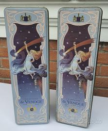 Champagne de Venoge lotto 2 scatole latta vintage