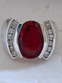 anello in argento Chevalier