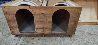 cuccia per cani doppia 