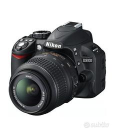 Nikon D3100 + Obiettivo + Custodia