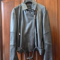 chiodo in pelle pinko