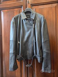 chiodo in pelle pinko