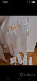 Vestaglia sposa porta fedi bride