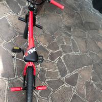 Splendida BMX rosso fuoco