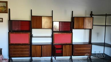 libreria modulare/mobile bar anni 60/70