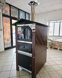 FORNO DA ESTERNO GEOS 80 CON CARRELLO
