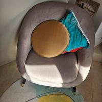 poltroncina in velluto 