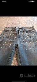 Jeans con perline