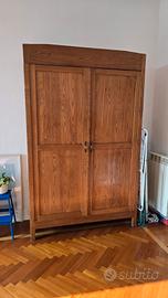 Armadio modernariato vintage in legno