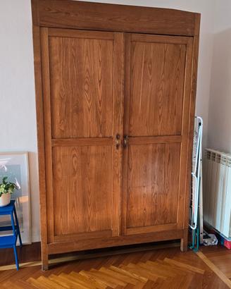 Armadio modernariato vintage in legno