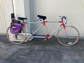 TANDEM con telaio itubi acciaio Cromo Gara Columbu