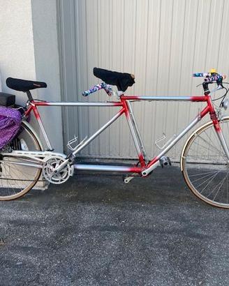 TANDEM con telaio itubi acciaio Cromo Gara Columbu