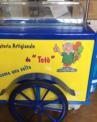 Carrretto gelato a mano