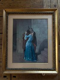 Cornice antica con riproduzione quadro