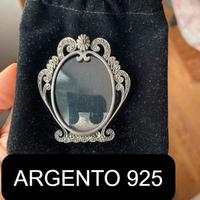 Antica cornice argento 925 porta foto vintage