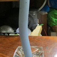 porta candela in cristallo da cm. 7 x 7 x 7 a form