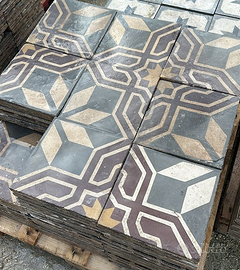 Cementine siciliane decorative d'epoca '900 - 38