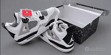 Air Jordan 4 Retro White – Taglia 46 con scatola