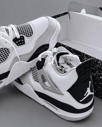 Air Jordan 4 Retro White – Taglia 46 con scatola