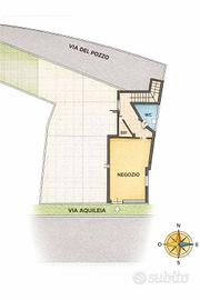 Negozio fronte strada pedonale