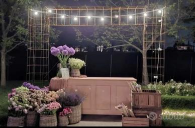 Bancone artigianale per eventi ed allestimenti