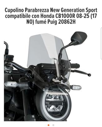 Cupolino Puig per Honda CB1000R