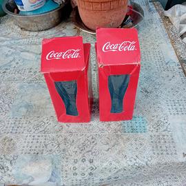 set bicchieri da collezione coca cola 