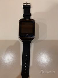 Smartwatch Nero con Lettore SIM e Micro SD