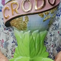 Ceramica pubblicitaria Crodo