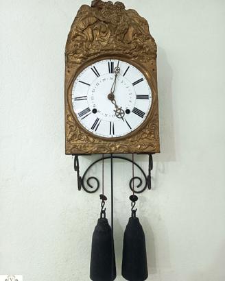 176342 Antico orologio a pendolo Comtoise XIX sec