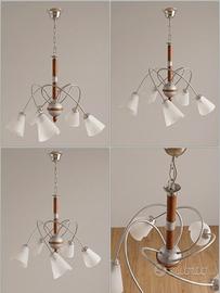 Lampadario a 5 coppe